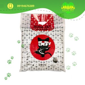 خاک بستر گربه نینجاکت مدل کربن اکتیو وزن 10 کیلوگرم